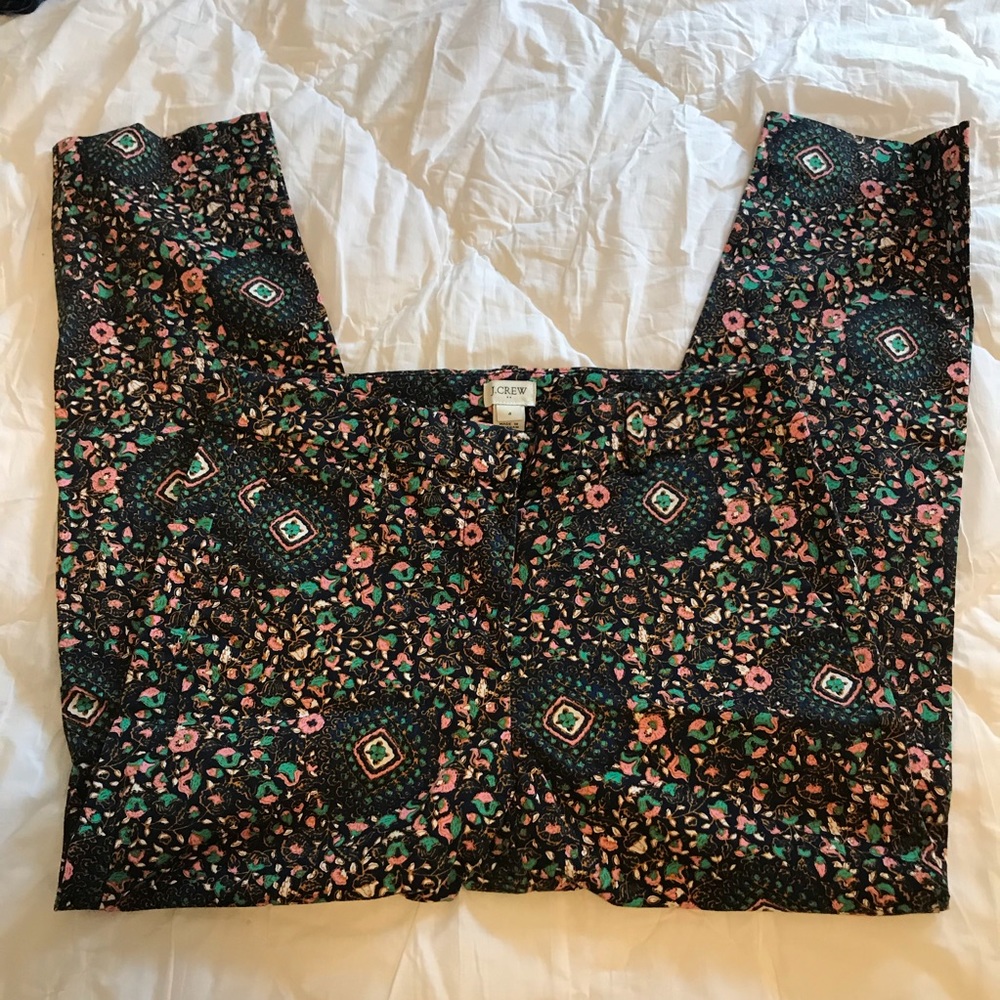 JCrew Printed Chinos